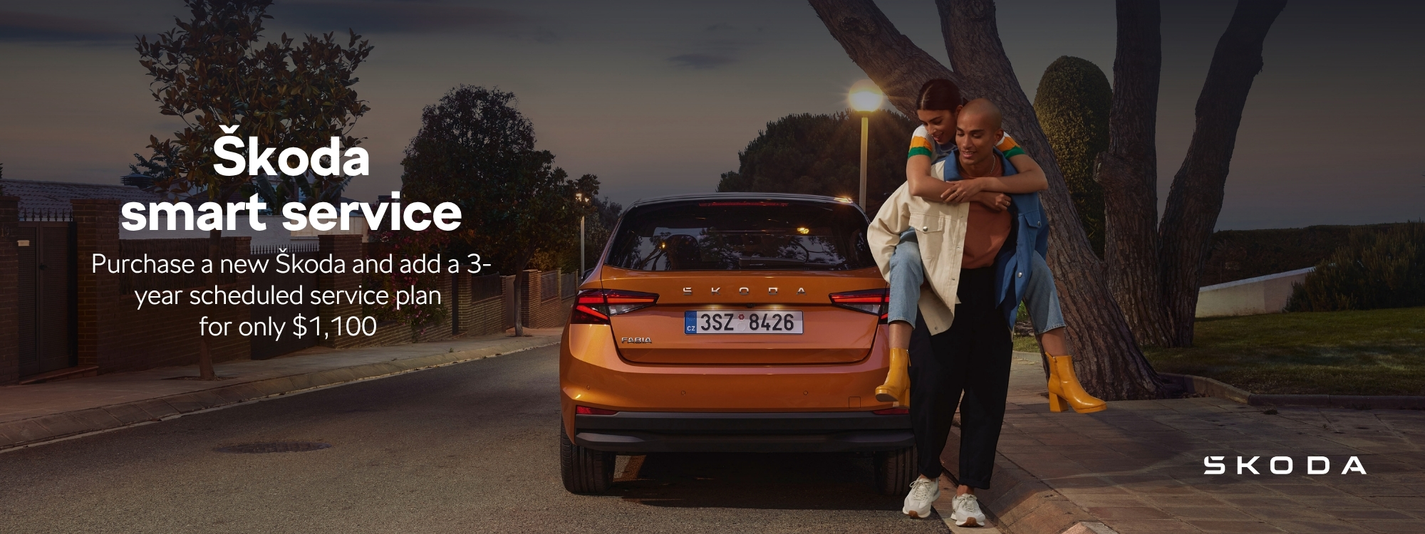 Škoda Smart Service 3 year scheduled service plan offer at W.R. Phillips New Plymouth.